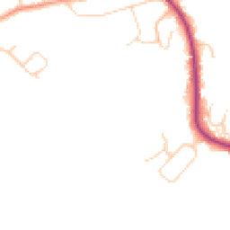 Daytime road noise heatmap for KT22 0HW