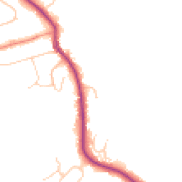 Daytime road noise heatmap for KT22 0JH