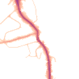 Daytime road noise heatmap for KT22 0JR