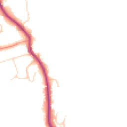 Daytime road noise heatmap for KT22 0NG