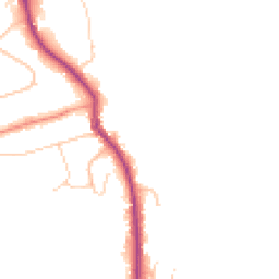 Daytime road noise heatmap for KT22 0NH