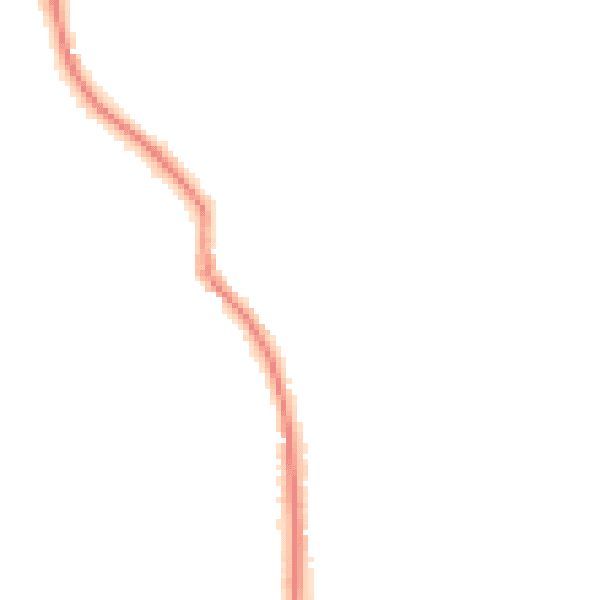 Night-time road noise heatmap for KT22 0NH