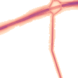 Night-time road noise heatmap for KT22 0NU