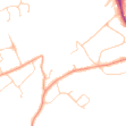 Daytime road noise heatmap for KT22 0QS