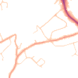 Daytime road noise heatmap for KT22 0RE