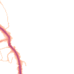 Daytime road noise heatmap for KT22 0SP