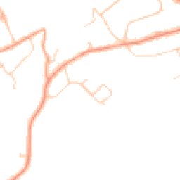 Daytime road noise heatmap for KT22 0SQ