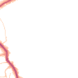 Daytime road noise heatmap for KT22 0UR