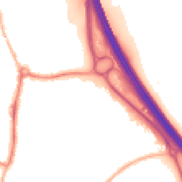 Night-time road noise heatmap for KT22 7DZ