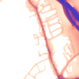 Daytime road noise heatmap for KT22 7FN
