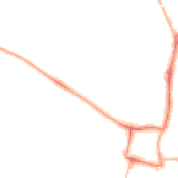 Night-time road noise heatmap for KT22 7HU