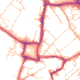 Daytime road noise heatmap for KT22 7LD