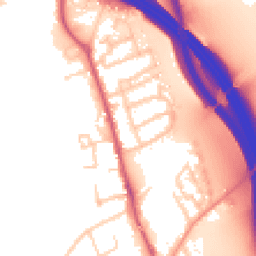 Daytime road noise heatmap for KT22 7QT