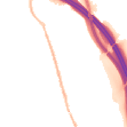 Night-time road noise heatmap for KT22 7QT