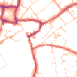 Daytime road noise heatmap for KT22 8HH