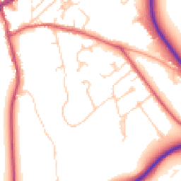 Daytime road noise heatmap for KT22 8PG