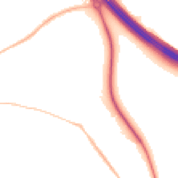Night-time road noise heatmap for KT22 8RE