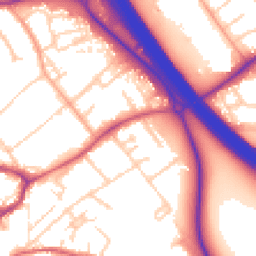 Daytime road noise heatmap for KT22 8TG