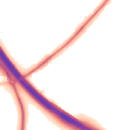 Night-time road noise heatmap for KT22 8UA