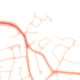 Daytime road noise heatmap for KT22 9JA