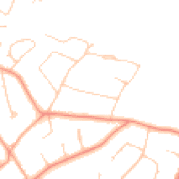 Daytime road noise heatmap for KT22 9LE