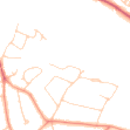 Daytime road noise heatmap for KT22 9LJ