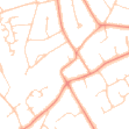Daytime road noise heatmap for KT22 9ND