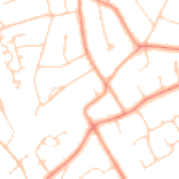 Daytime road noise heatmap for KT22 9NE