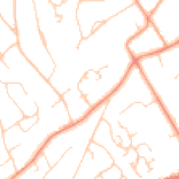 Daytime road noise heatmap for KT22 9NT