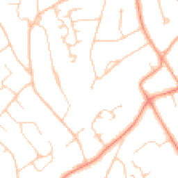Daytime road noise heatmap for KT22 9QX