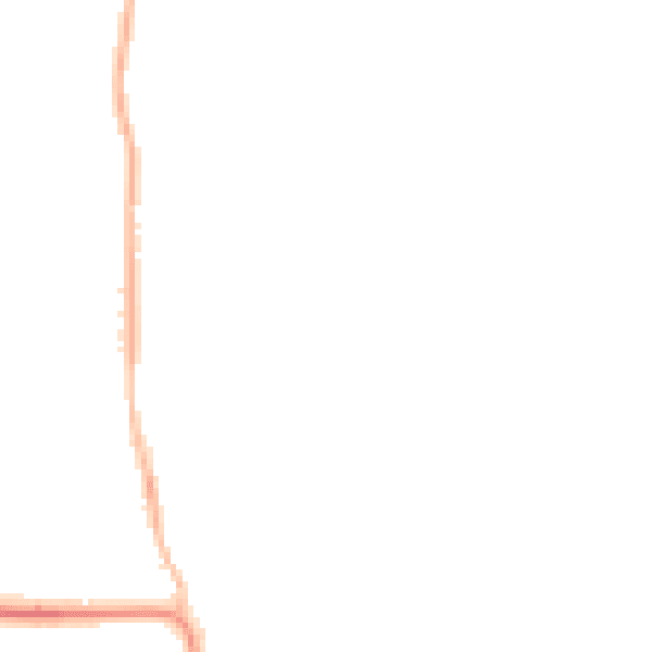 Night-time road noise heatmap for KT24 5AE
