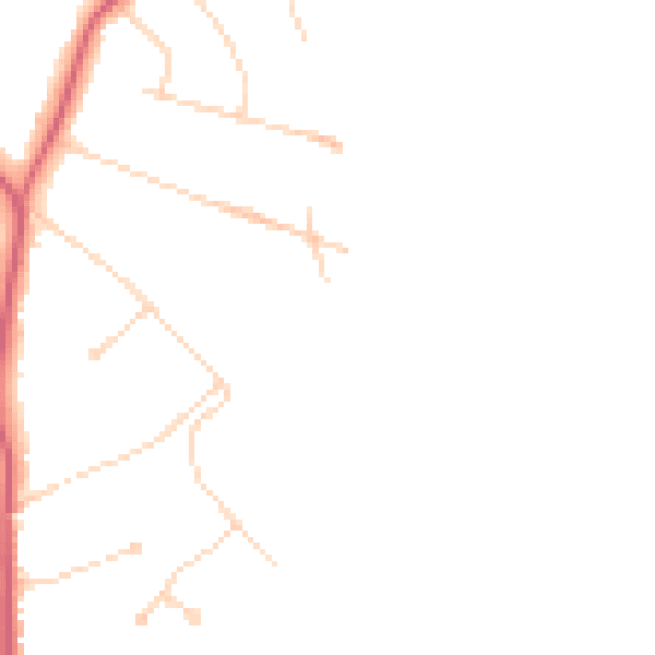 Daytime road noise heatmap for KT24 5AS