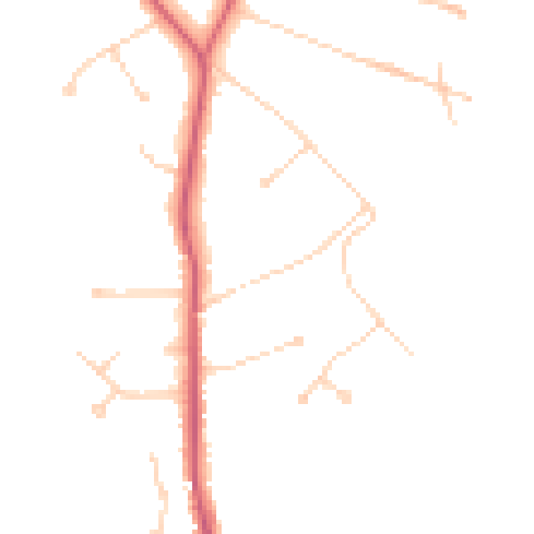 Daytime road noise heatmap for KT24 5AX