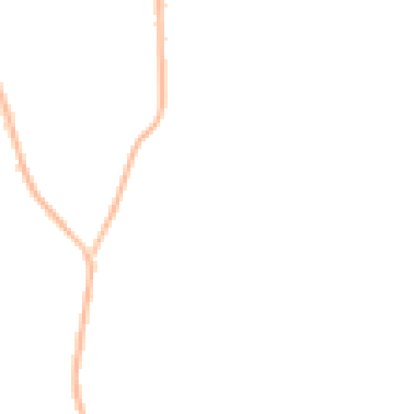 Night-time road noise heatmap for KT24 5DD