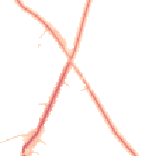 Daytime road noise heatmap for KT24 5HX