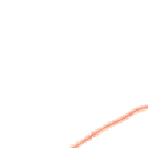 Night-time road noise heatmap for KT24 5LU