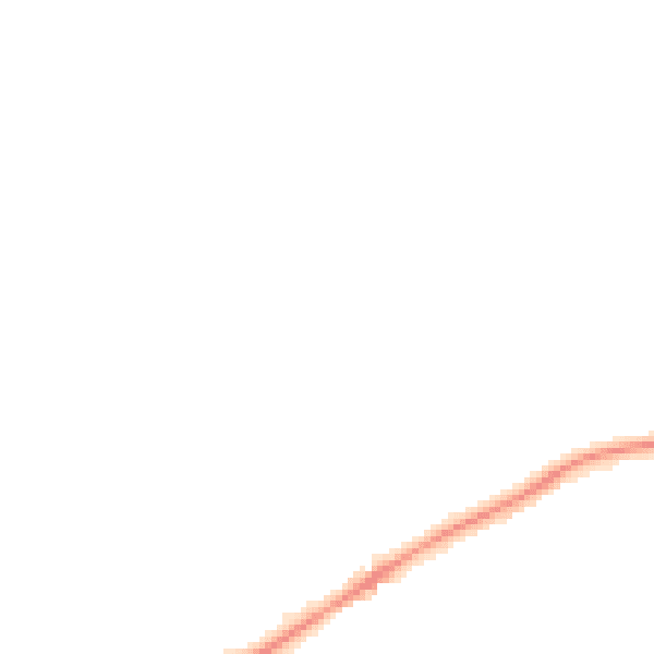 Night-time road noise heatmap for KT24 5LZ