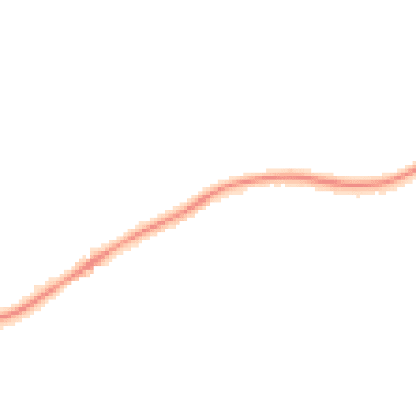 Night-time road noise heatmap for KT24 5NP