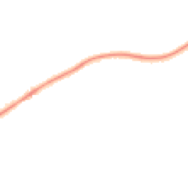 Night-time road noise heatmap for KT24 5NT