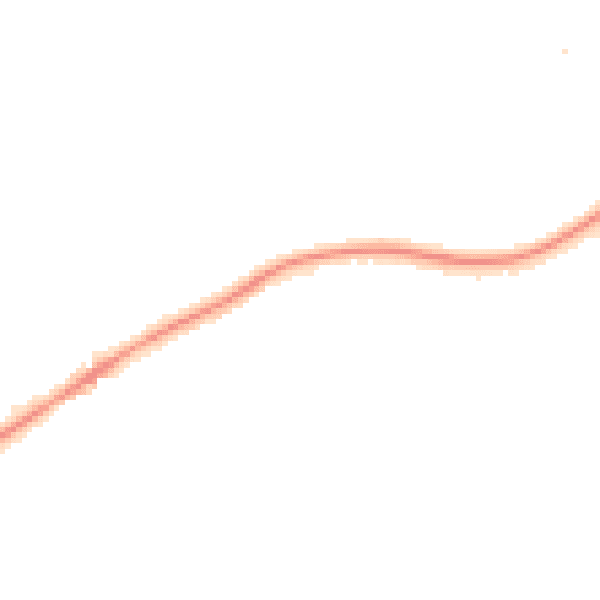 Night-time road noise heatmap for KT24 5NZ
