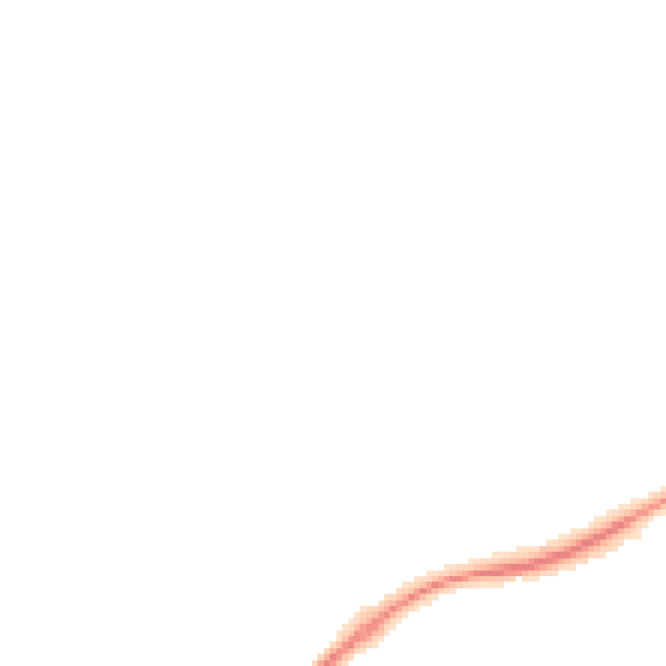 Night-time road noise heatmap for KT24 6BQ