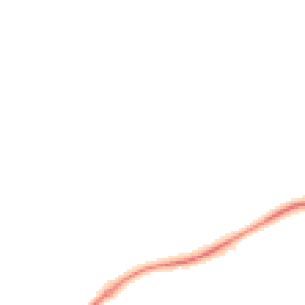 Night-time road noise heatmap for KT24 6DS