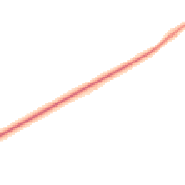 Night-time road noise heatmap for KT24 6DY