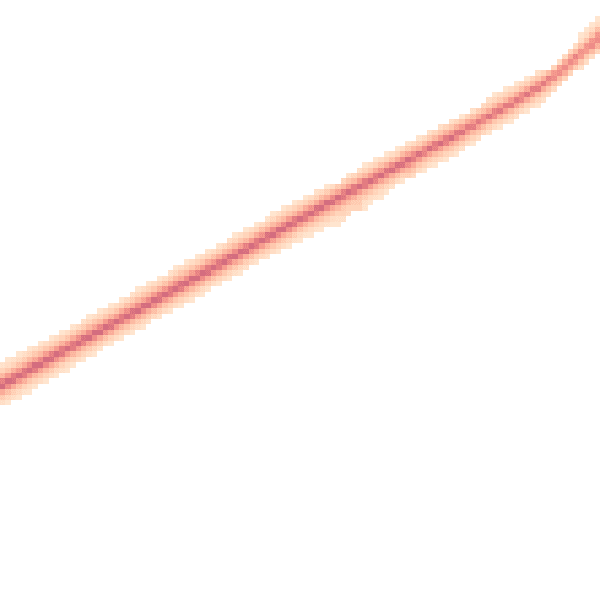Night-time road noise heatmap for KT24 6EA
