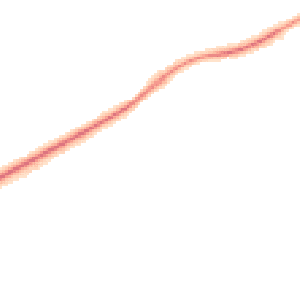 Night-time road noise heatmap for KT24 6EJ