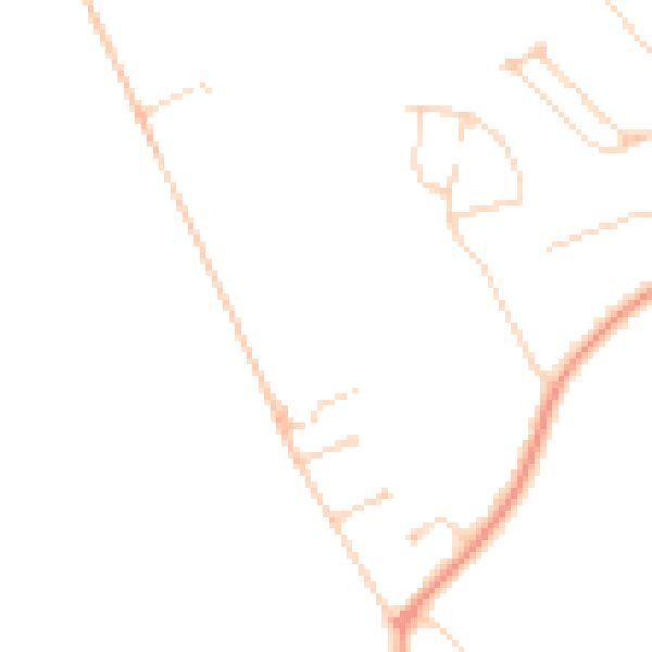 Daytime road noise heatmap for KT24 6FD