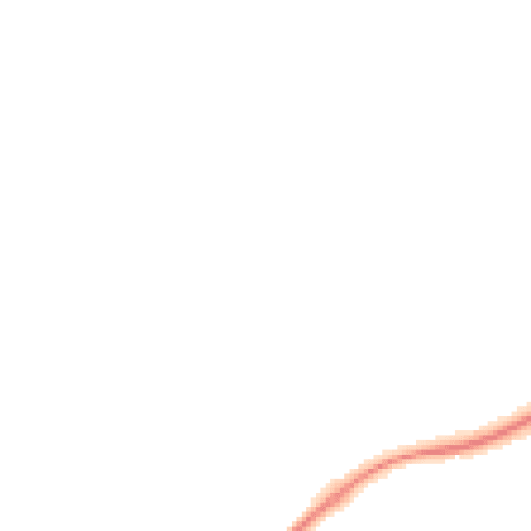 Night-time road noise heatmap for KT24 6JG