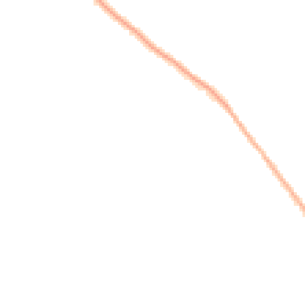 Night-time road noise heatmap for KT24 6PD