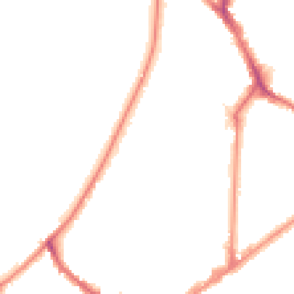 Night-time road noise heatmap for KT6 4BY