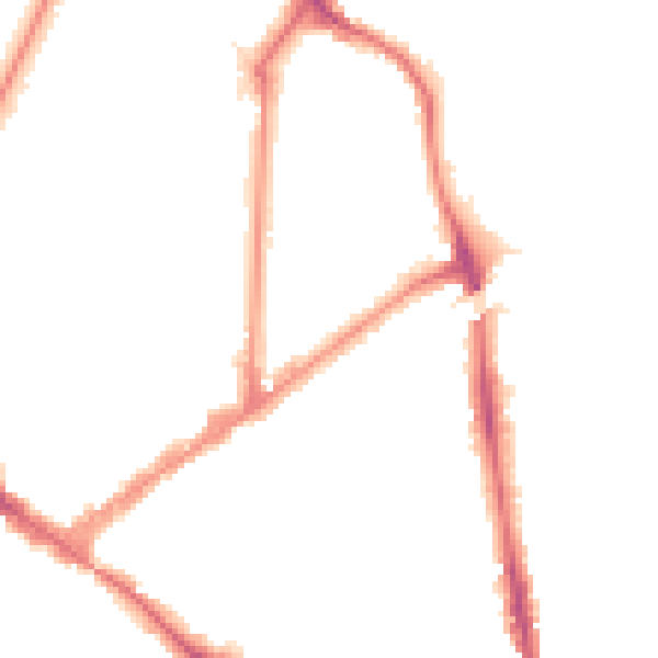 Night-time road noise heatmap for KT6 4LW